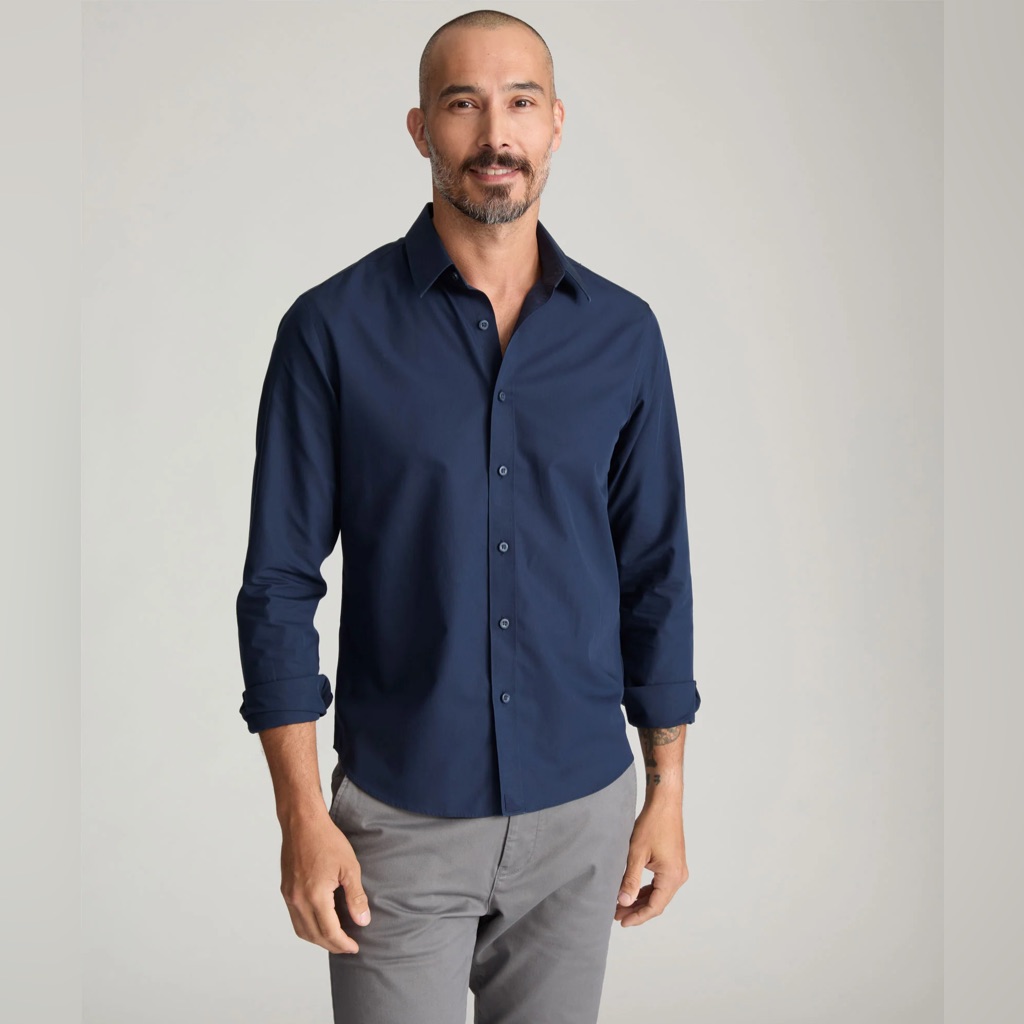 Untuckit Button Down Cotton Shirt Xl